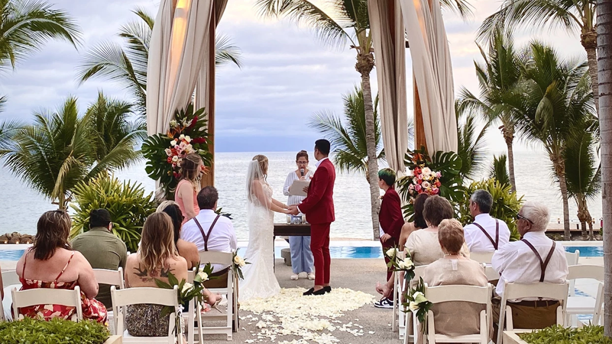 Destination wedding at Fiesta Americana Vallarta.