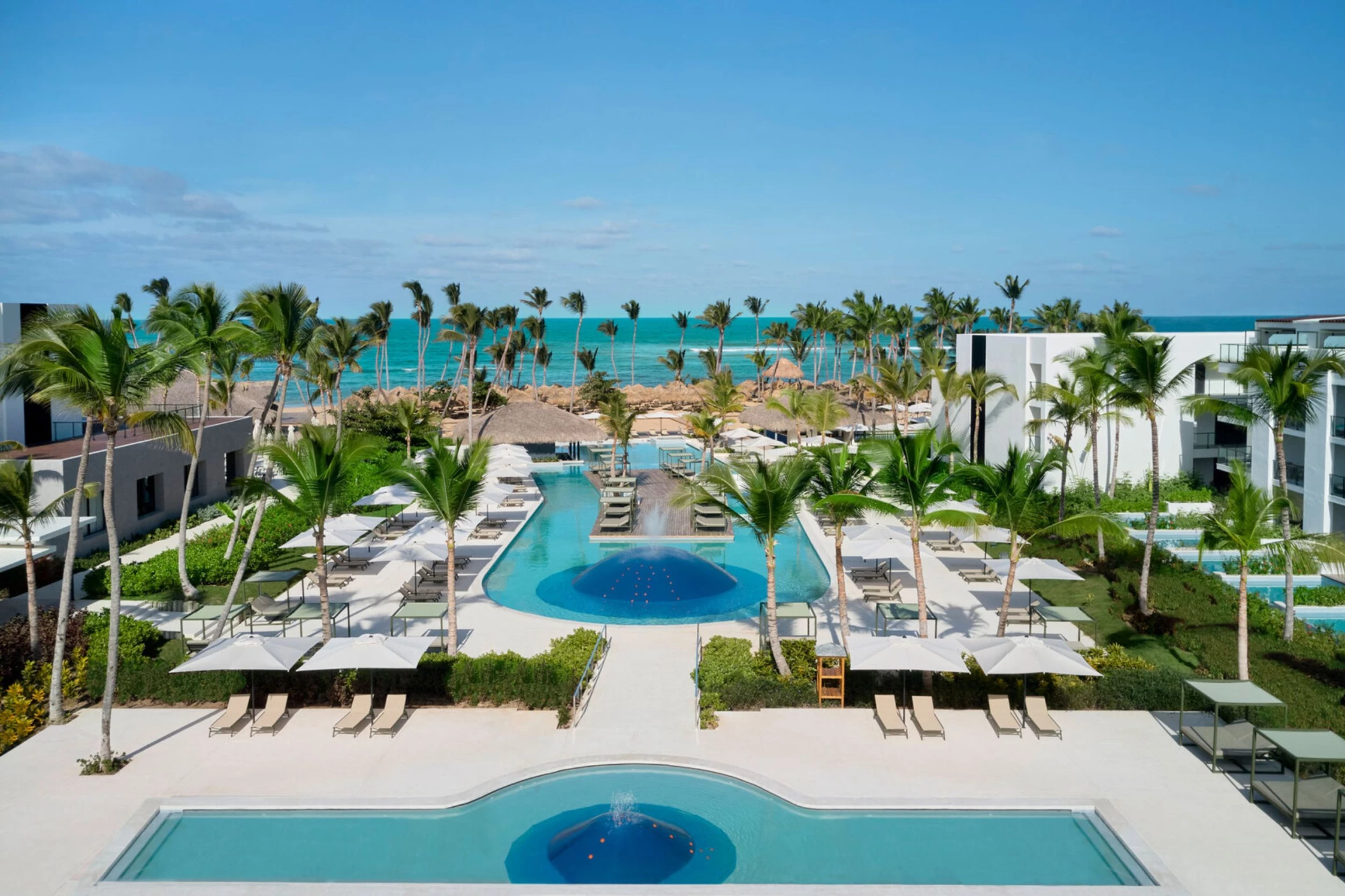 main pool and accommodations at Finest Punta Cana