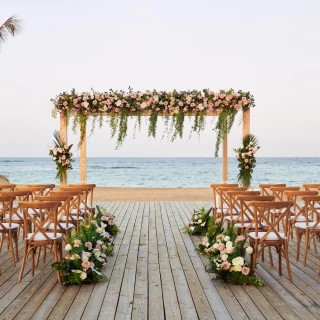 tropical gazebo venue at finest punta cana