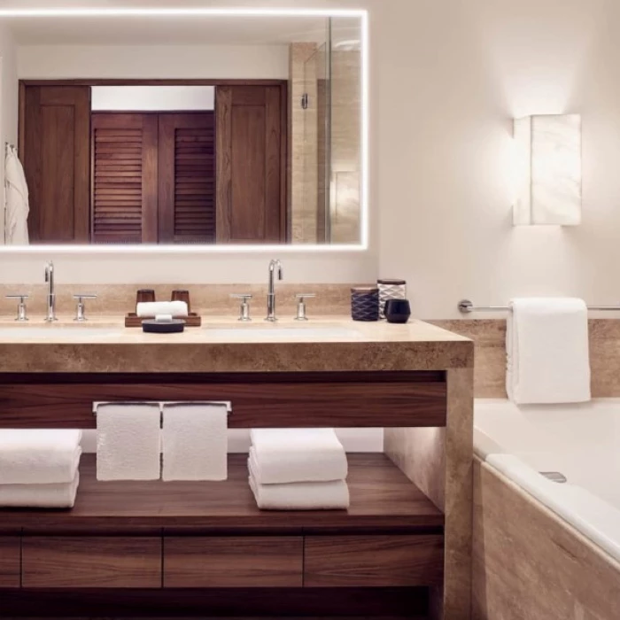 ensuite bathroom at Four Seasons Resort Punta Mita