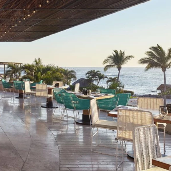 oceanfront restaurant at Four Seasons Resort Punta Mita