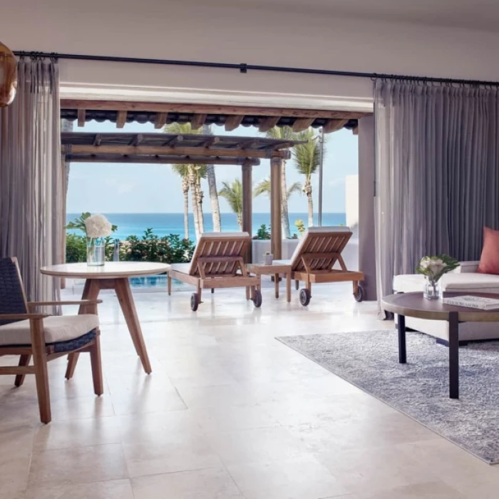 oceanfront suite at Four Seasons Resort Punta Mita