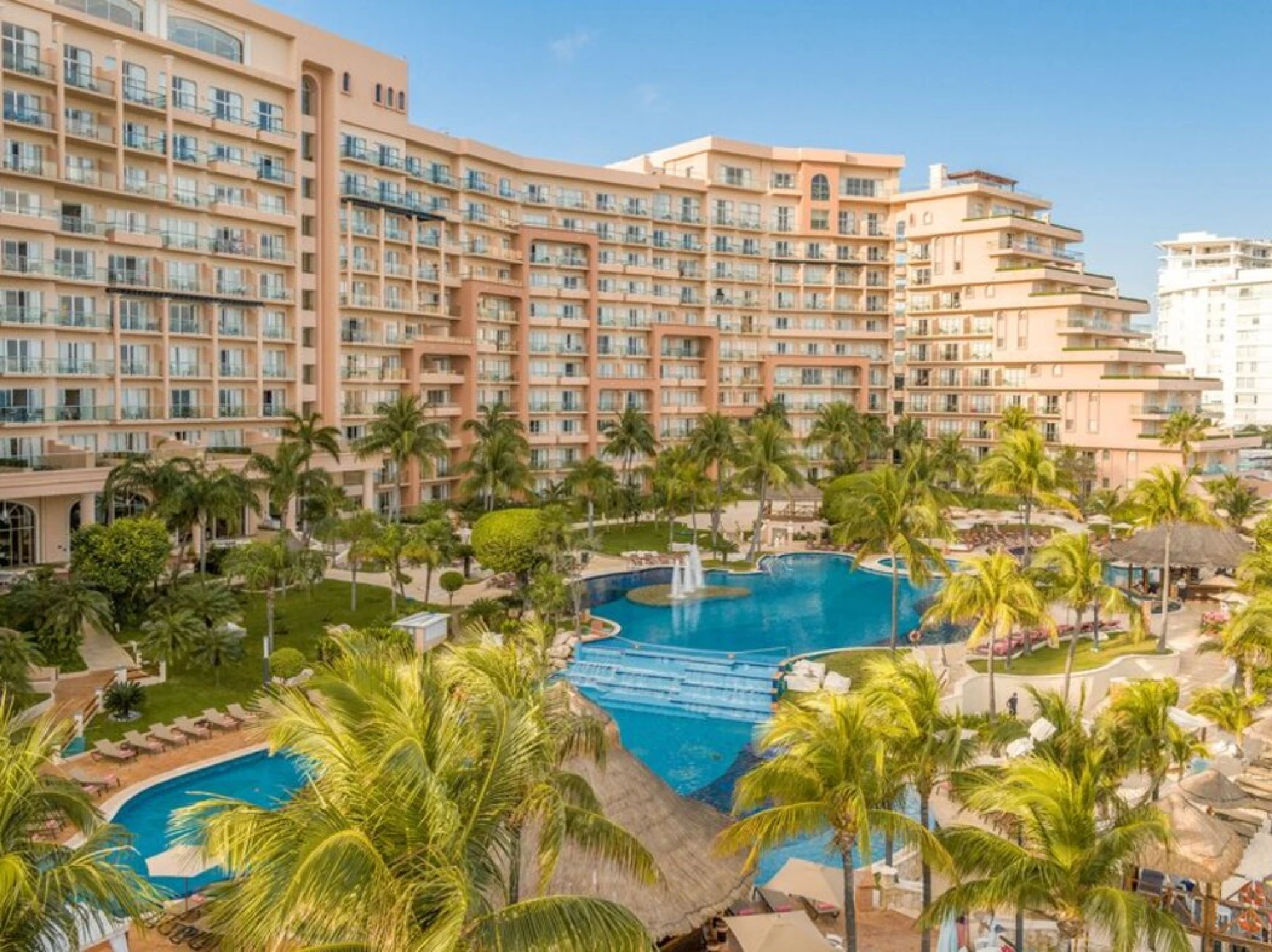 Grand Fiesta Americana Coral Beach Cancun resort and pools