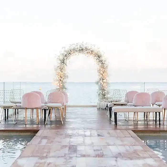 Ceremony on the infinity deck at Grand Hyatt Playa del Carmen