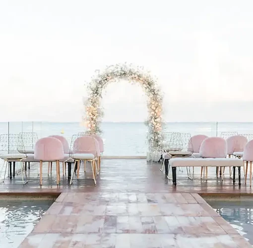 Ceremony on the infinity deck at Grand Hyatt Playa del Carmen