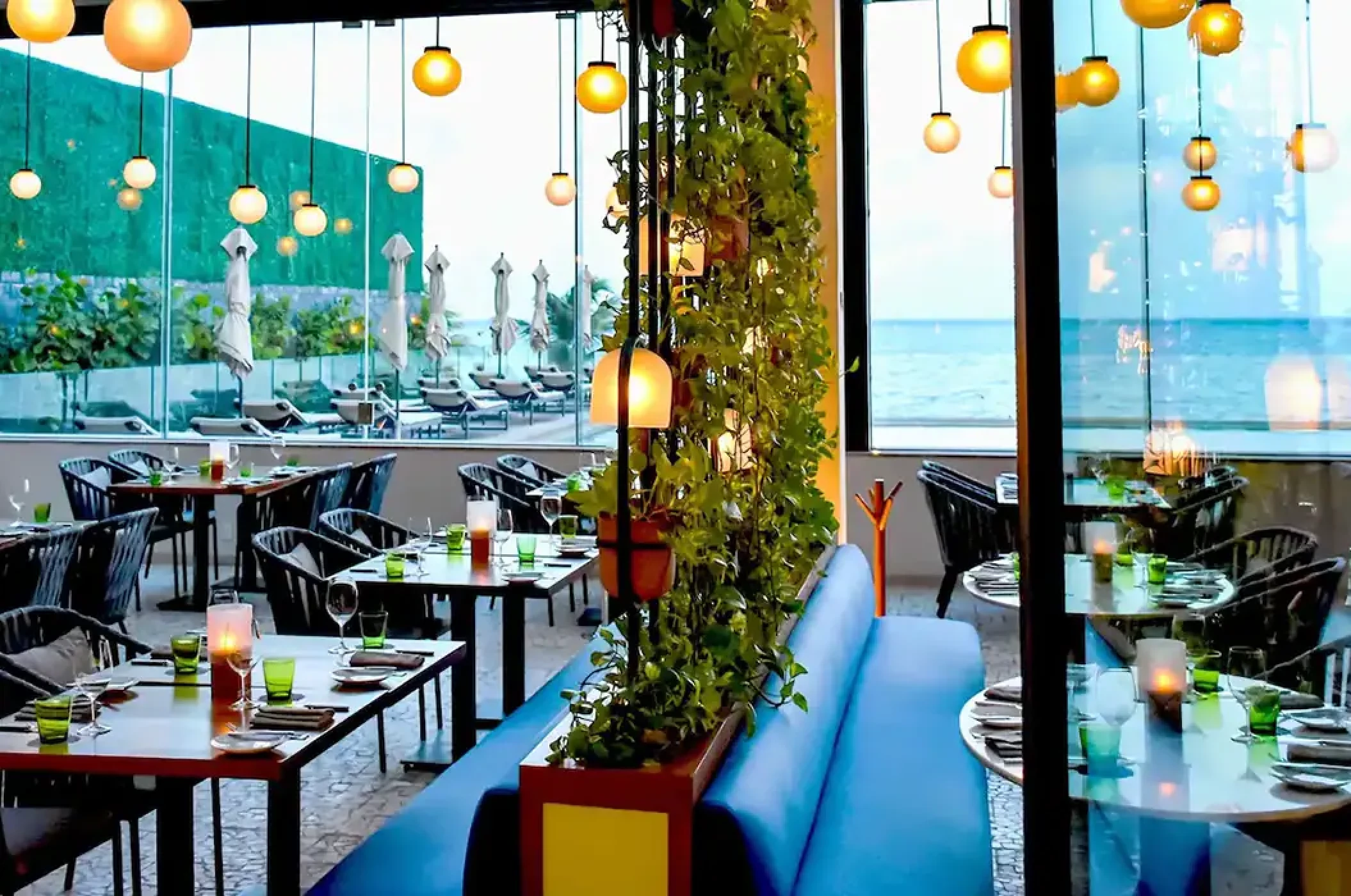 The grill restaurant at Grand Hyatt Playa del Carmen