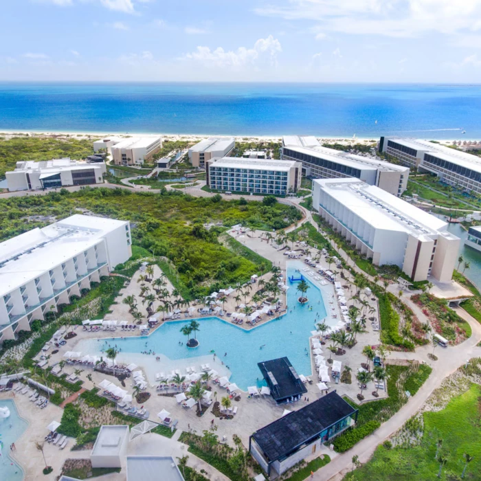 aerial view of Grand Palladium Select Costa Mujeres