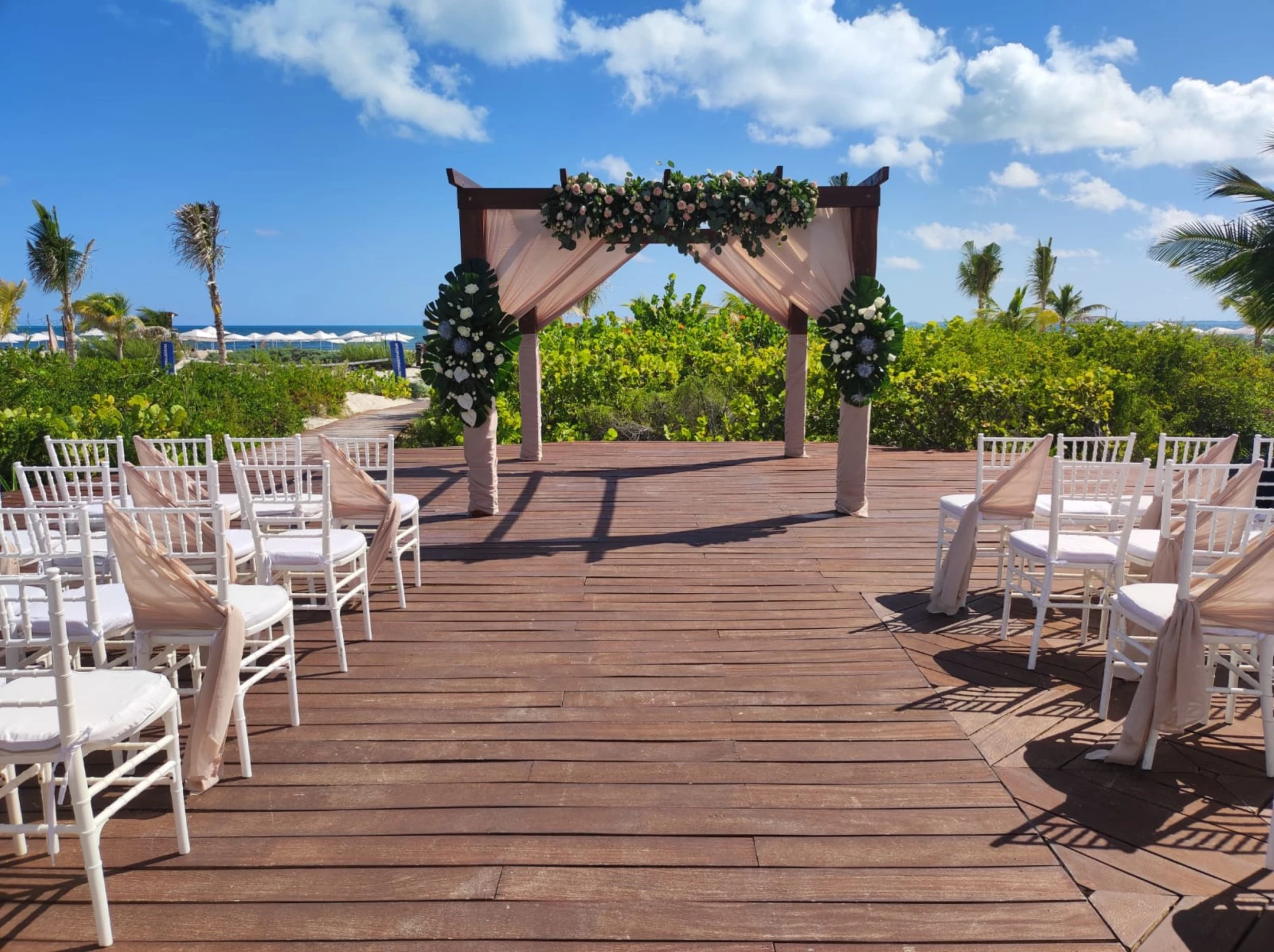 Beach Deck venue at Grand Palladium Select Costa Mujeres