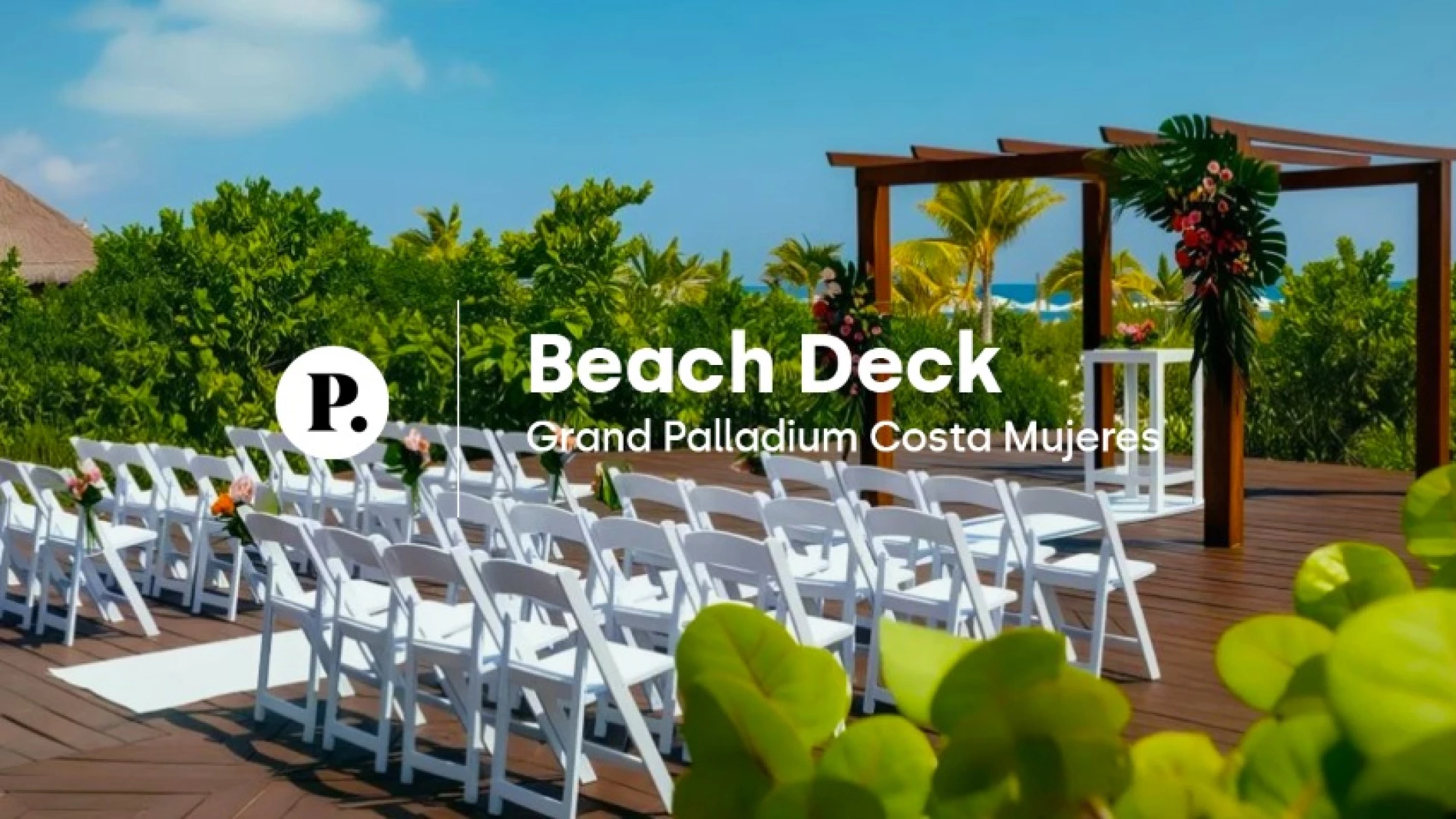 video review of Beach Deck venue at Grand Palladium Costa Mujeres