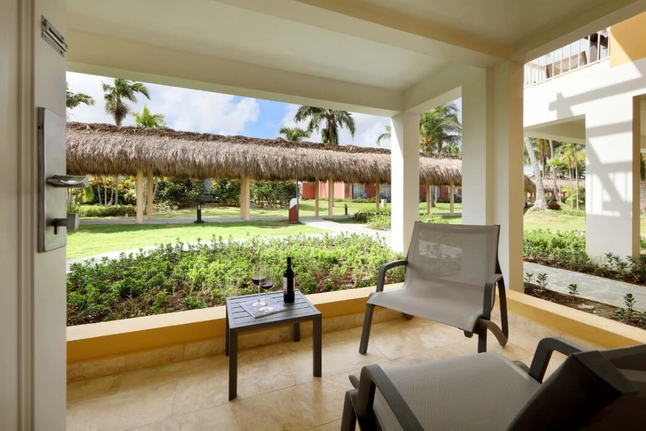 terrace of suite at Grand Palladium Punta Cana