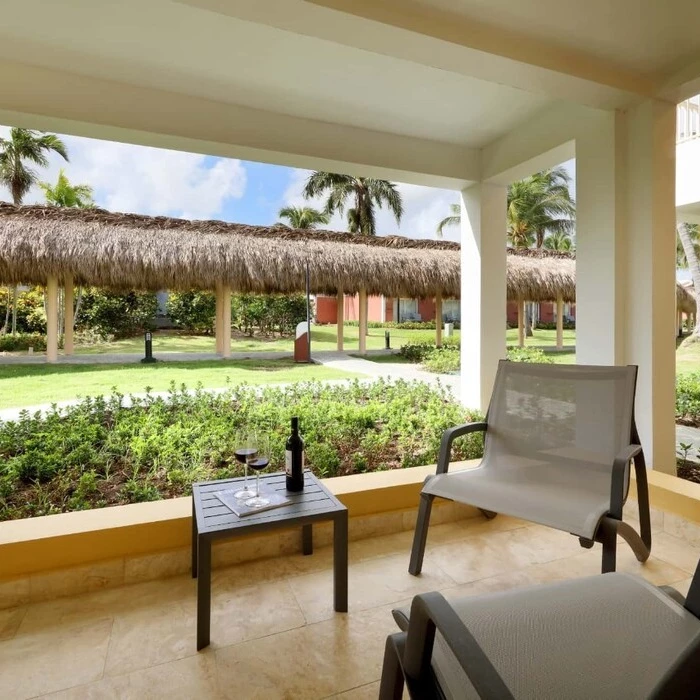 terrace of suite at Grand Palladium Punta Cana