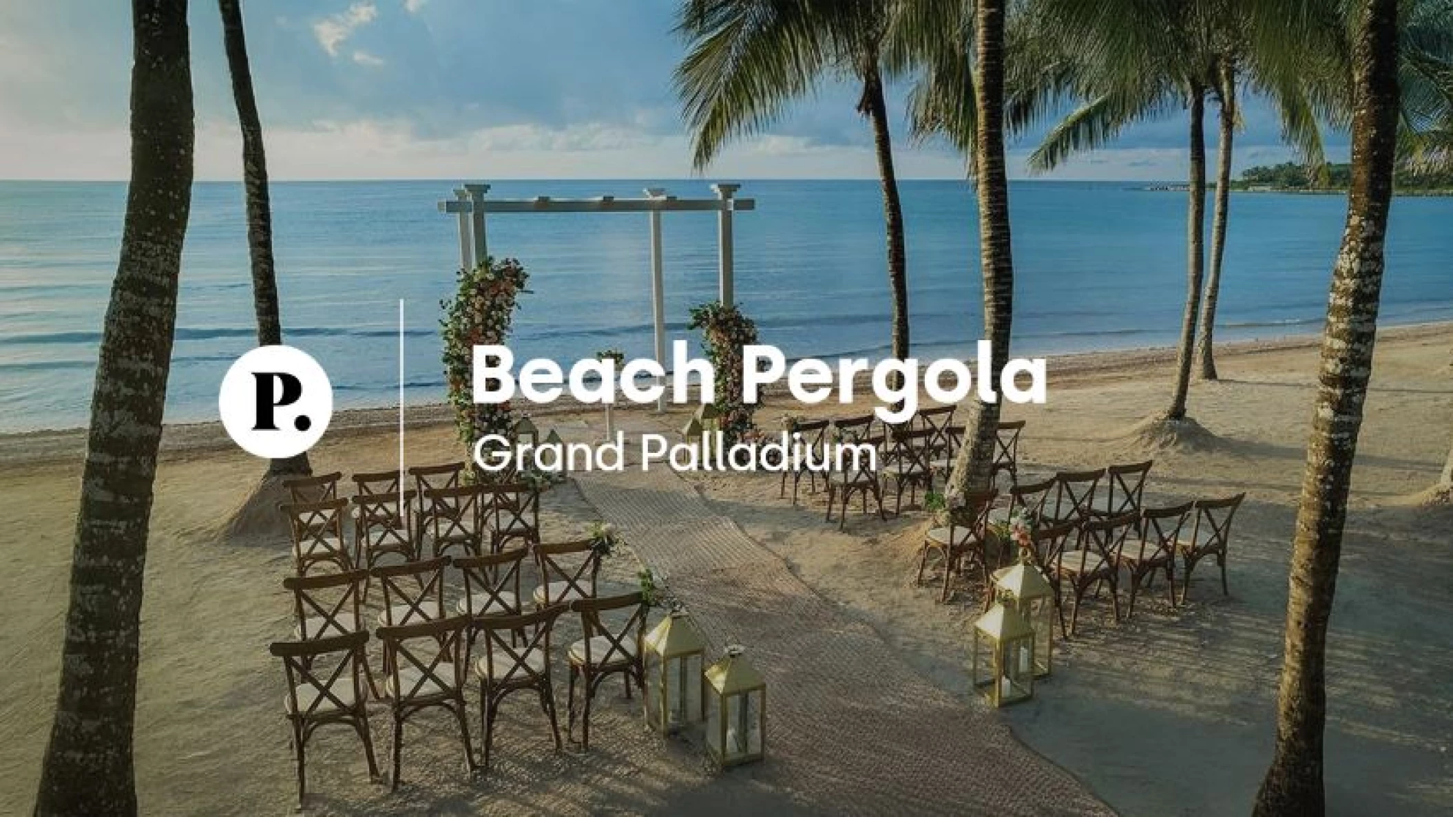 video review of the Beach Pergola venue at Grand Palladium Riviera Maya