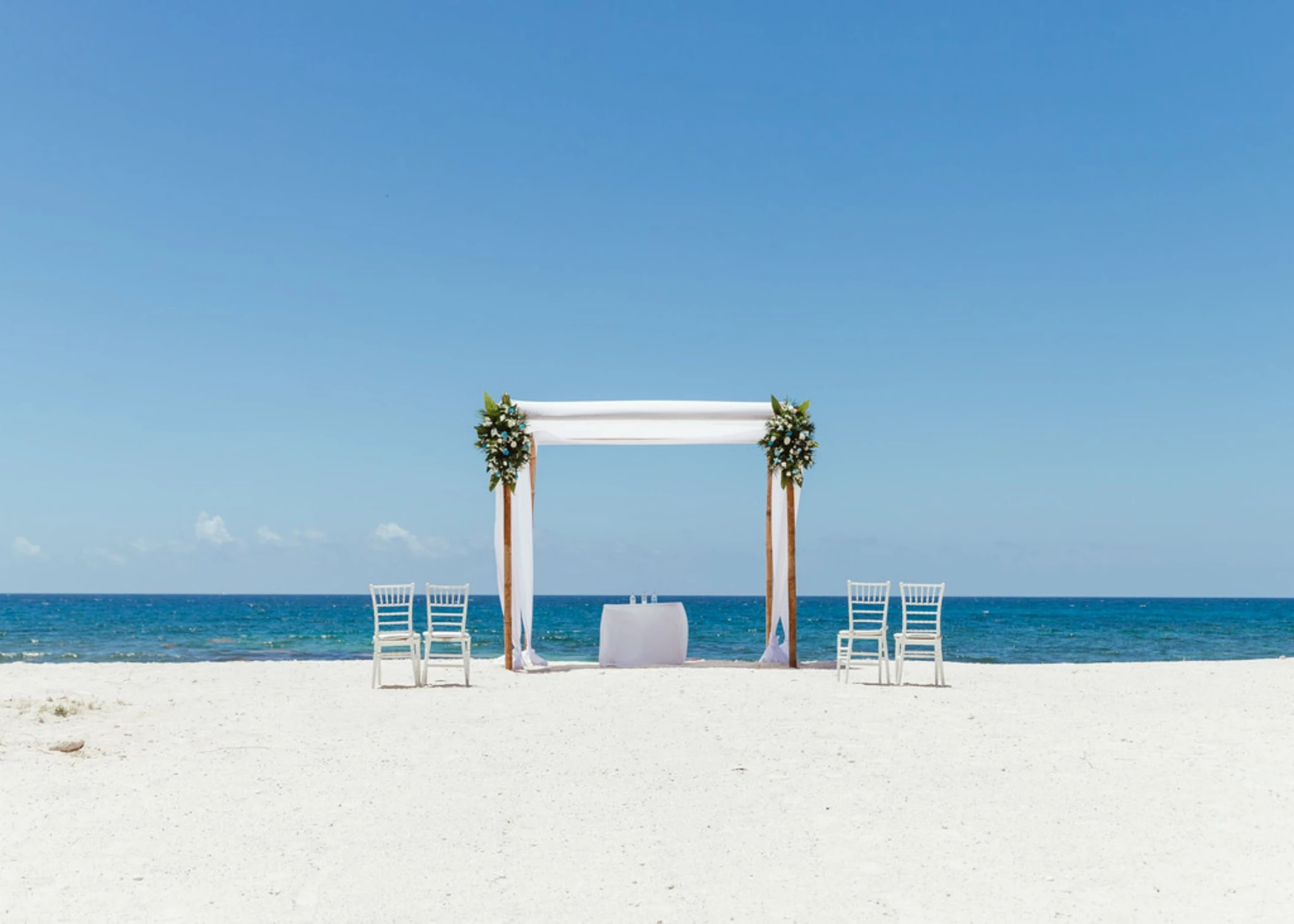 beach venue at Grand Sirenis Riviera Maya