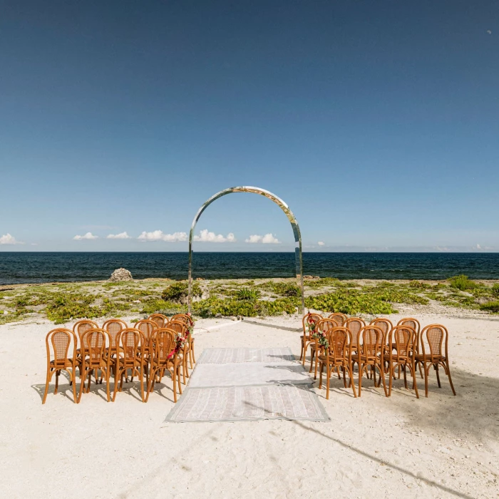 Grand Sirenis Riviera Maya beach wedding