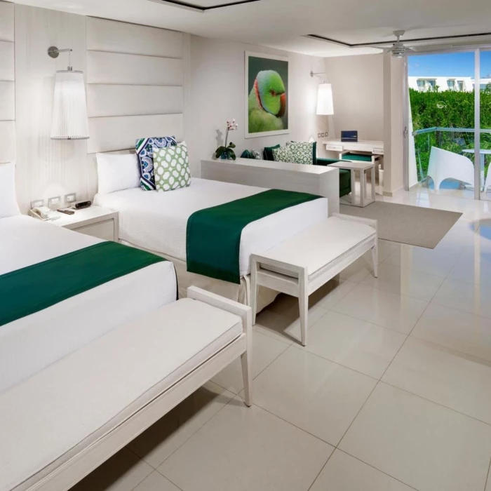 suite with two beds at Grand Sirenis Riviera Maya