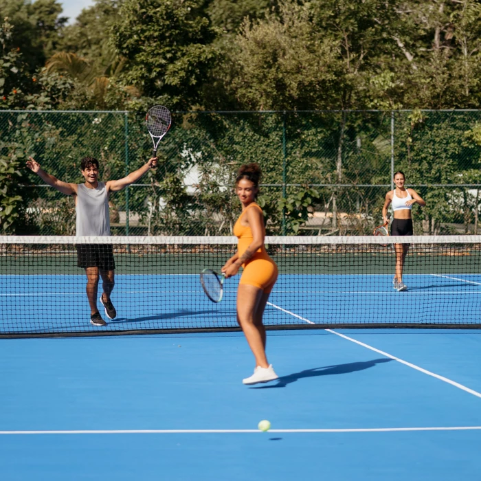 tennis court at Grand Sirenis Riviera Maya