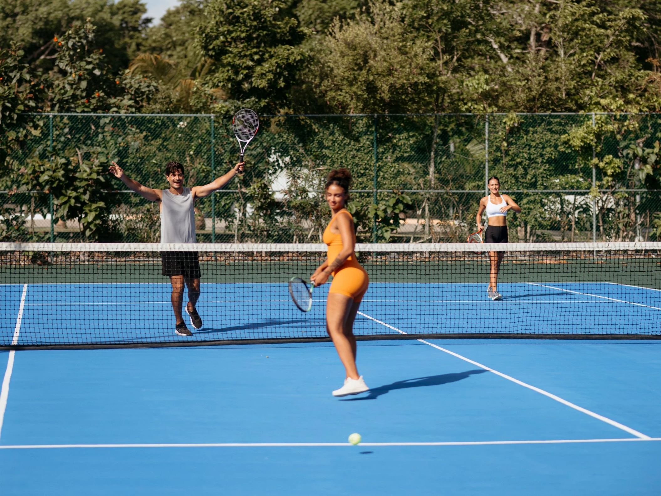 tennis court at Grand Sirenis Riviera Maya