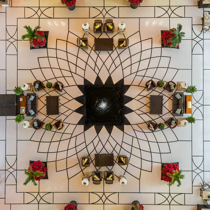 Lobby overview at Grand Velas Riviera Nayarit Resort.