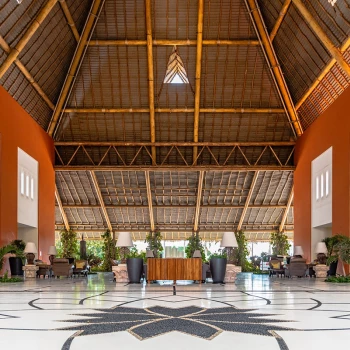 Lobby at Grand Velas Riviera Nayarit Resort.