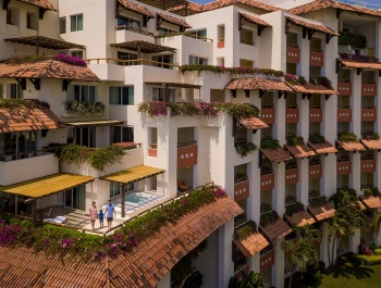 Room balconies and terraces at Grand Velas Riviera Nayarit Resort.