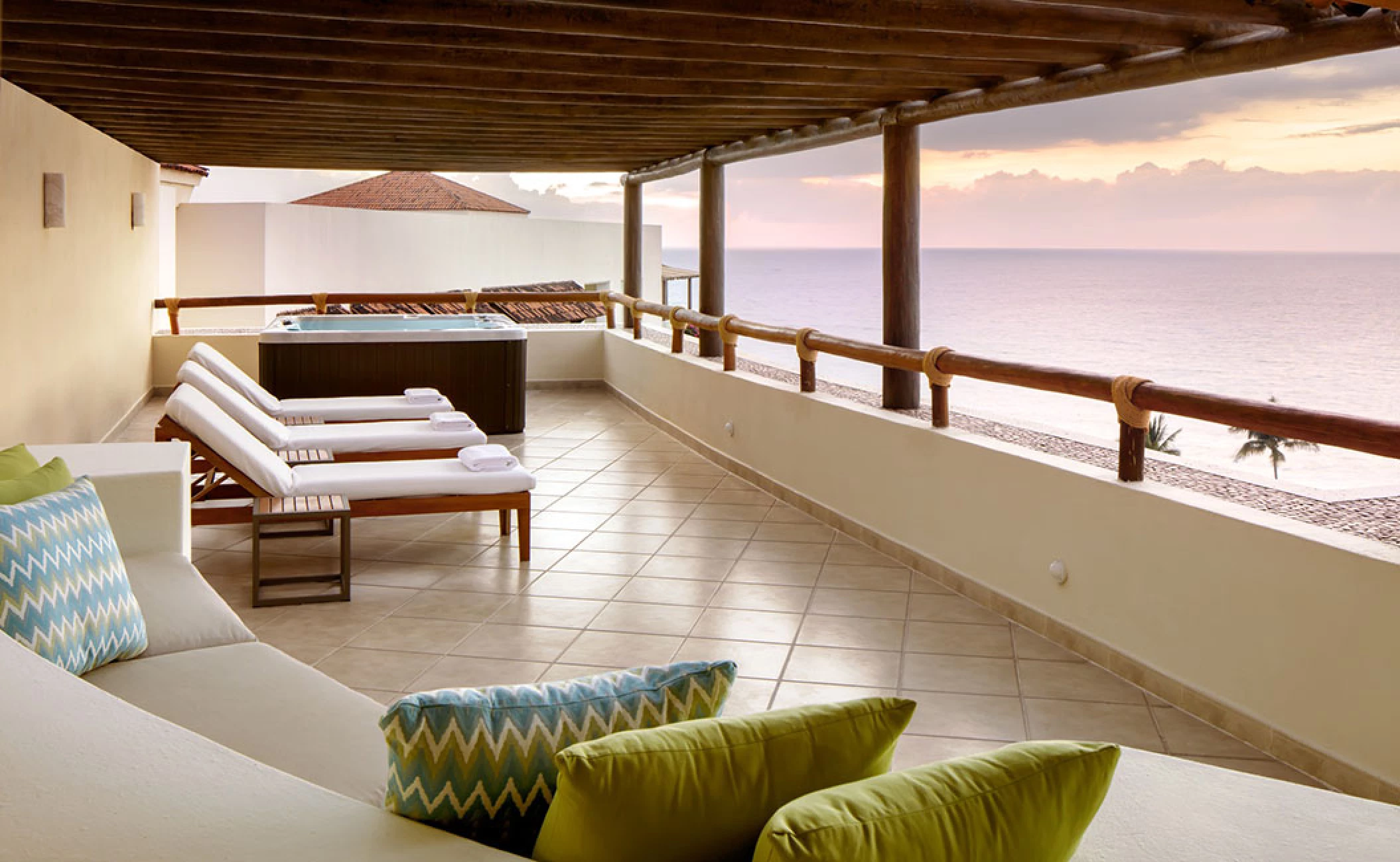 Suite terrace at Grand Velas Riviera Nayarit Resort.