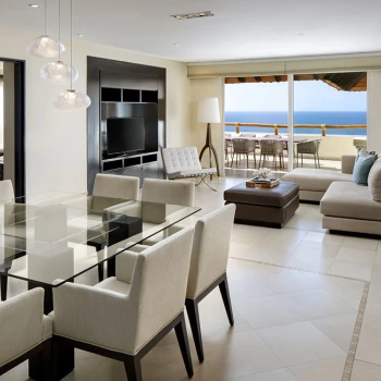 Suite Living area at Grand Velas Riviera Nayarit Resort.