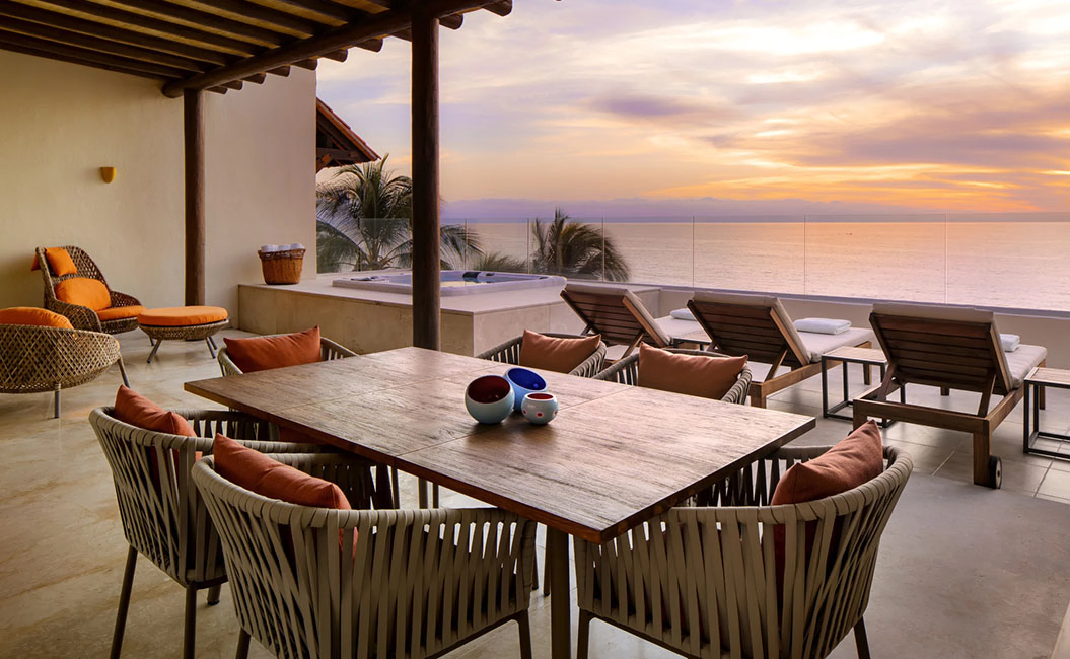 Suite terrace at Grand Velas Riviera Nayarit Resort.