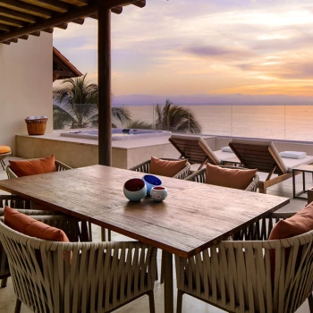 Suite terrace at Grand Velas Riviera Nayarit Resort.