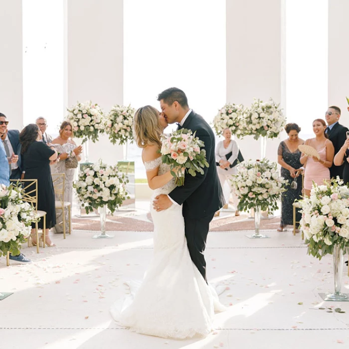 Destination wedding at Gazebo terrace venue in Grand Velas Riviera Nayarit