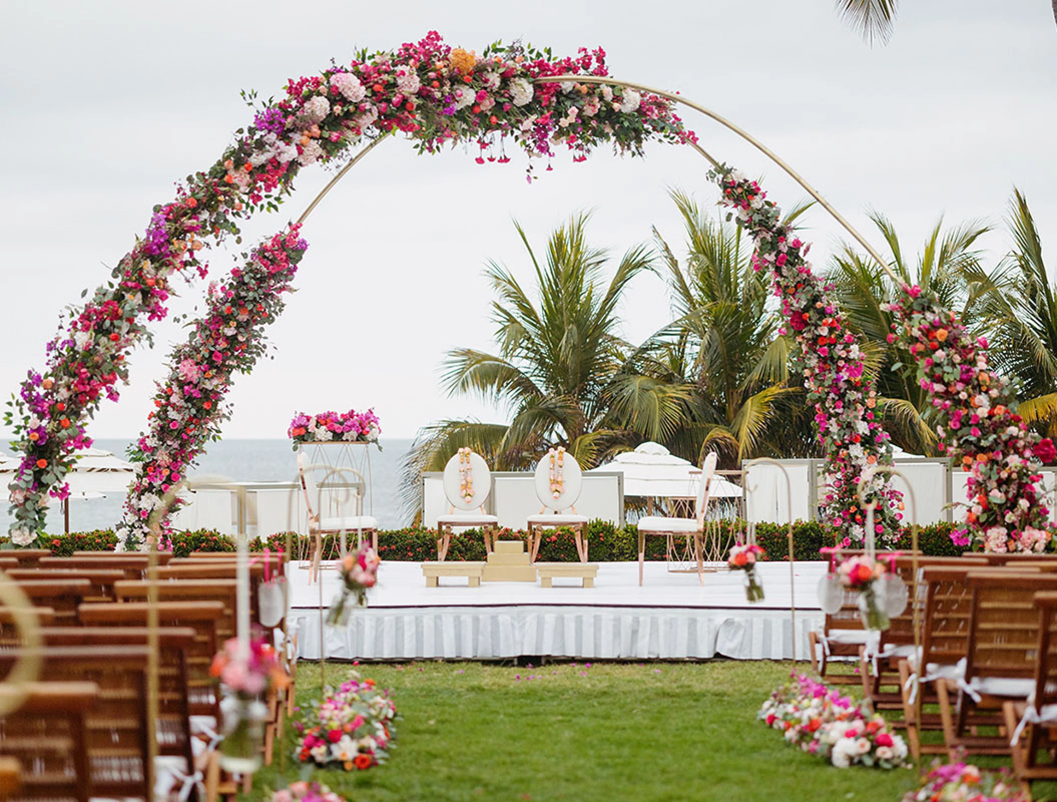 Ocean Garden wedding venue at Grand Velas Riviera Nayarit.
