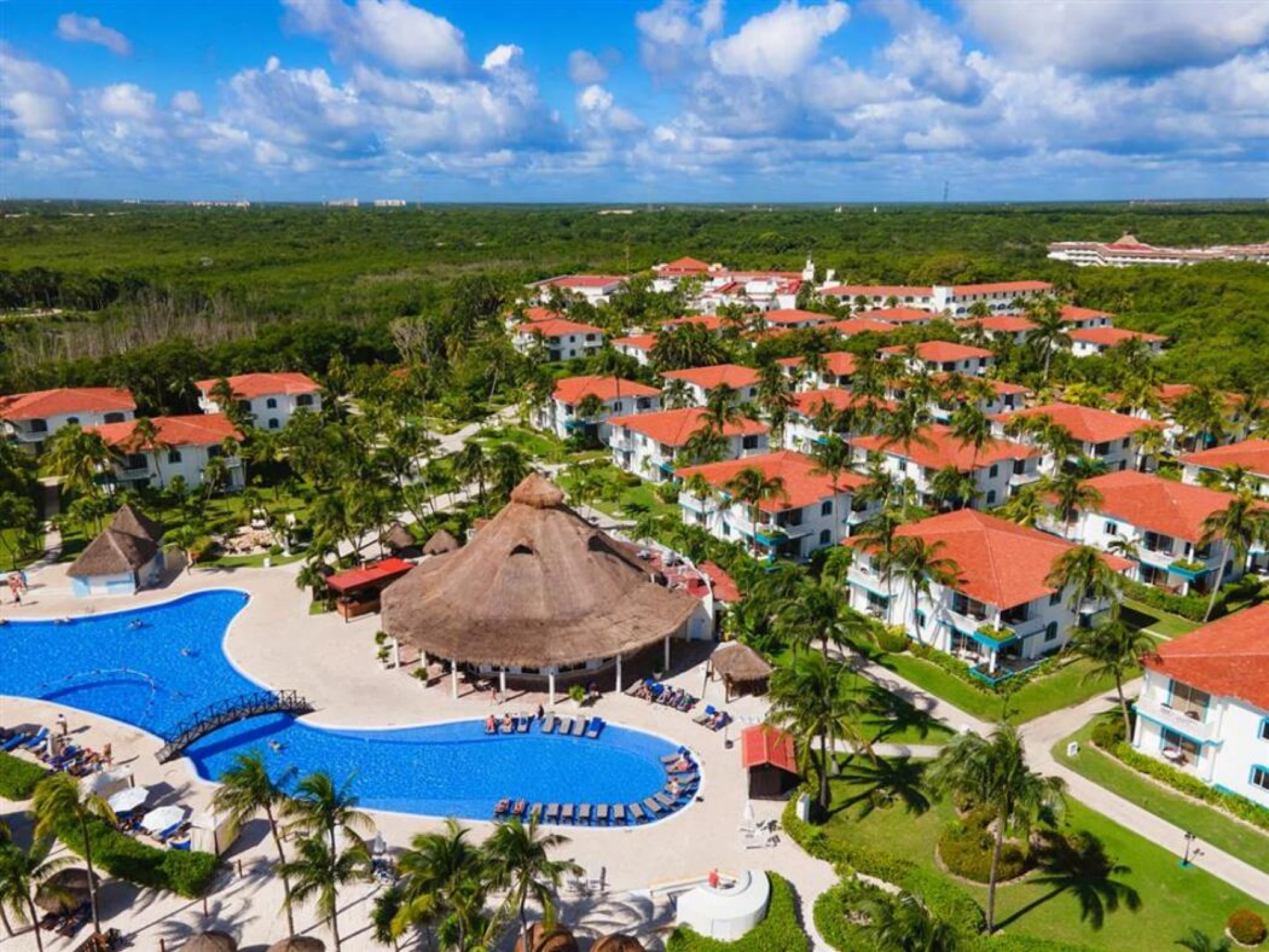 Ocean Maya Royale aerial view