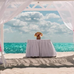 beach venue at Ocean Maya Royale