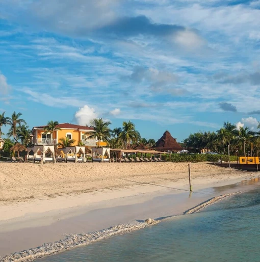 beach at Ocean Maya Royale