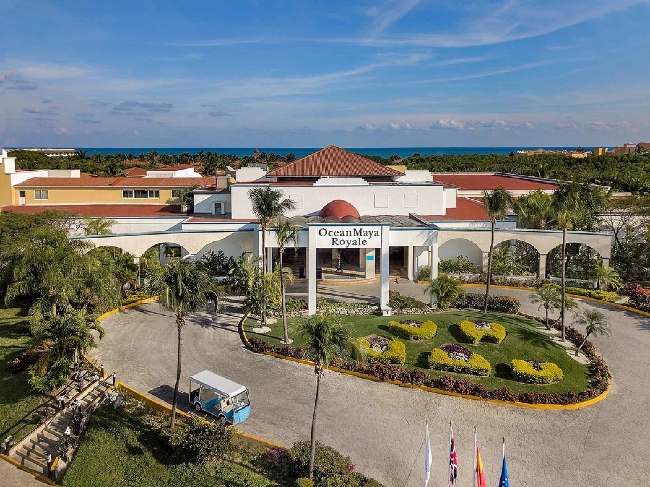 entrance to Ocean Maya Royale