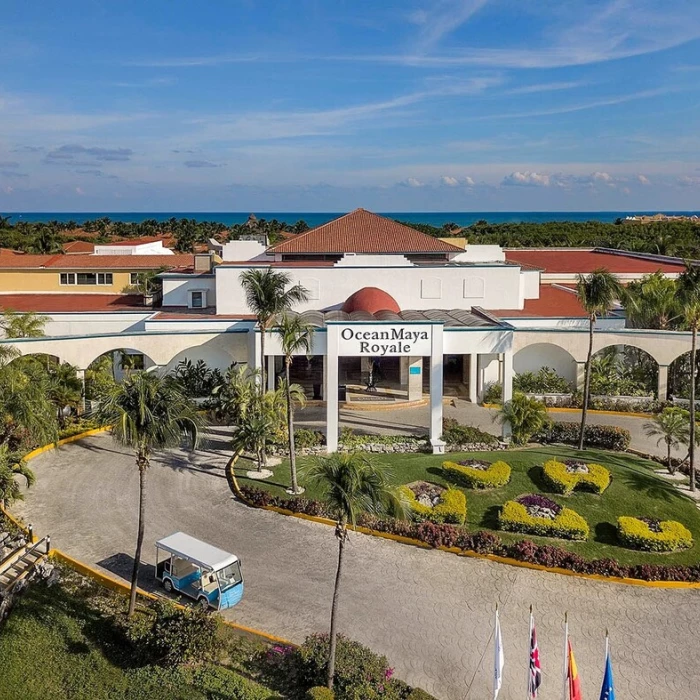 entrance to Ocean Maya Royale