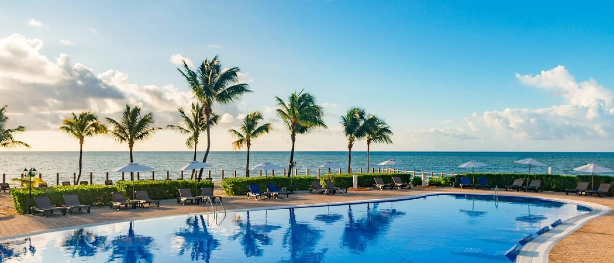 pool and beach at Ocean Maya Royale