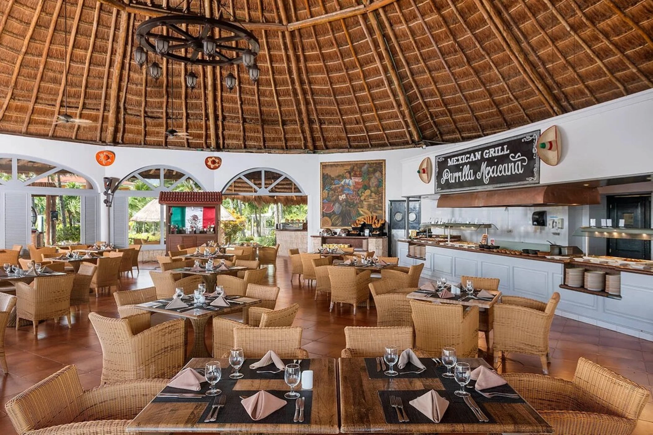 mexican grill at Ocean Maya Royale