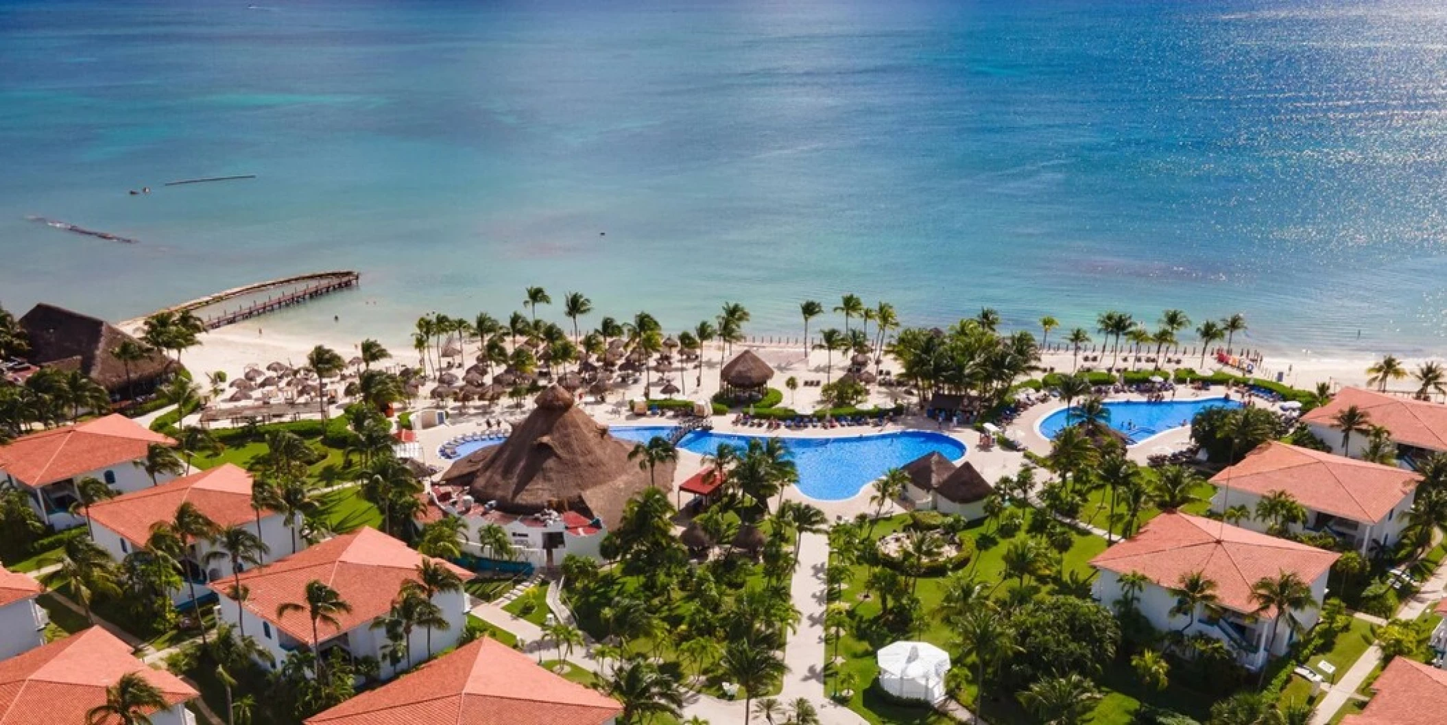 top view of Ocean Maya Royale