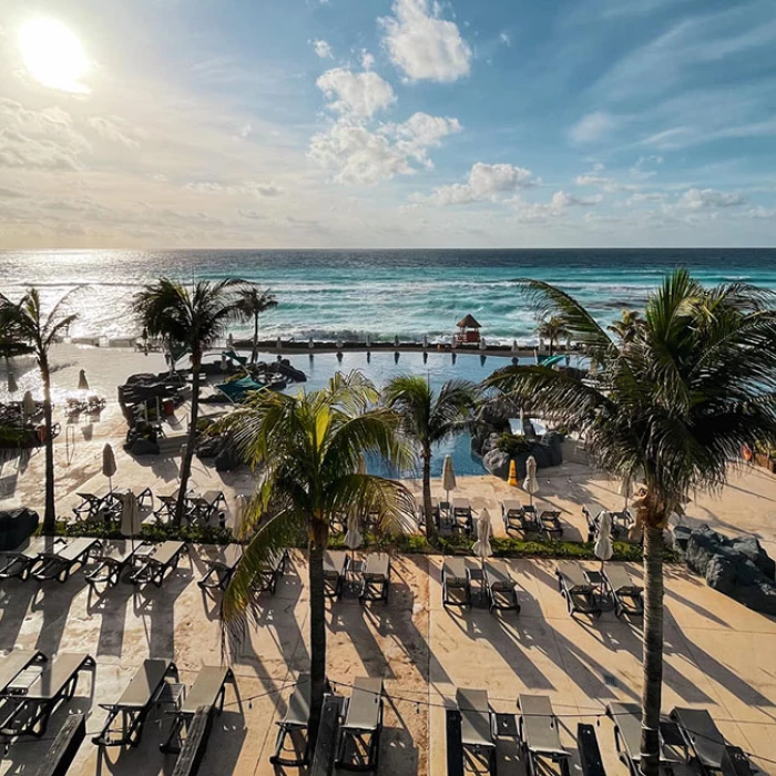 Sunrise at Hard Rock Cancun.