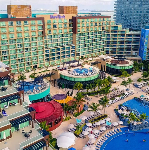 Hard Rock Cancun overview.