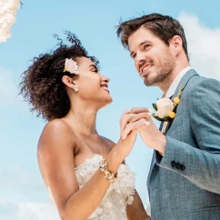 groom and bride at hard rock hotel vallarta