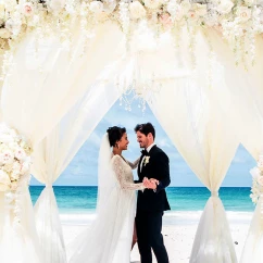 Couple getting Married at Hard Rock Hotel Vallarta.
