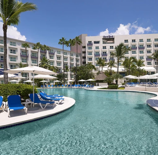 Hard Rock Hotel Vallarta Pools and buildings.