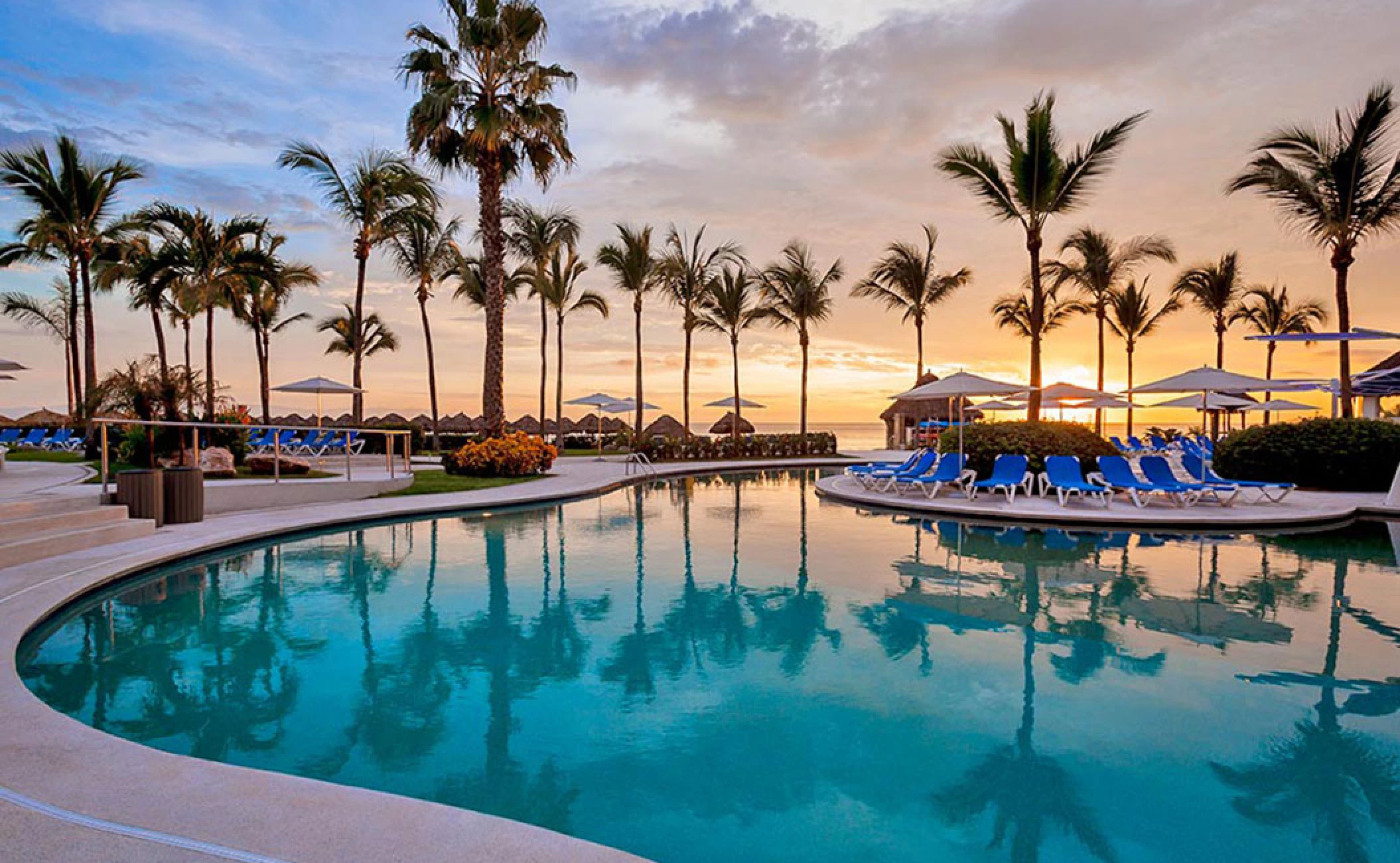 Hard Rock Hotel Vallarta Pools.