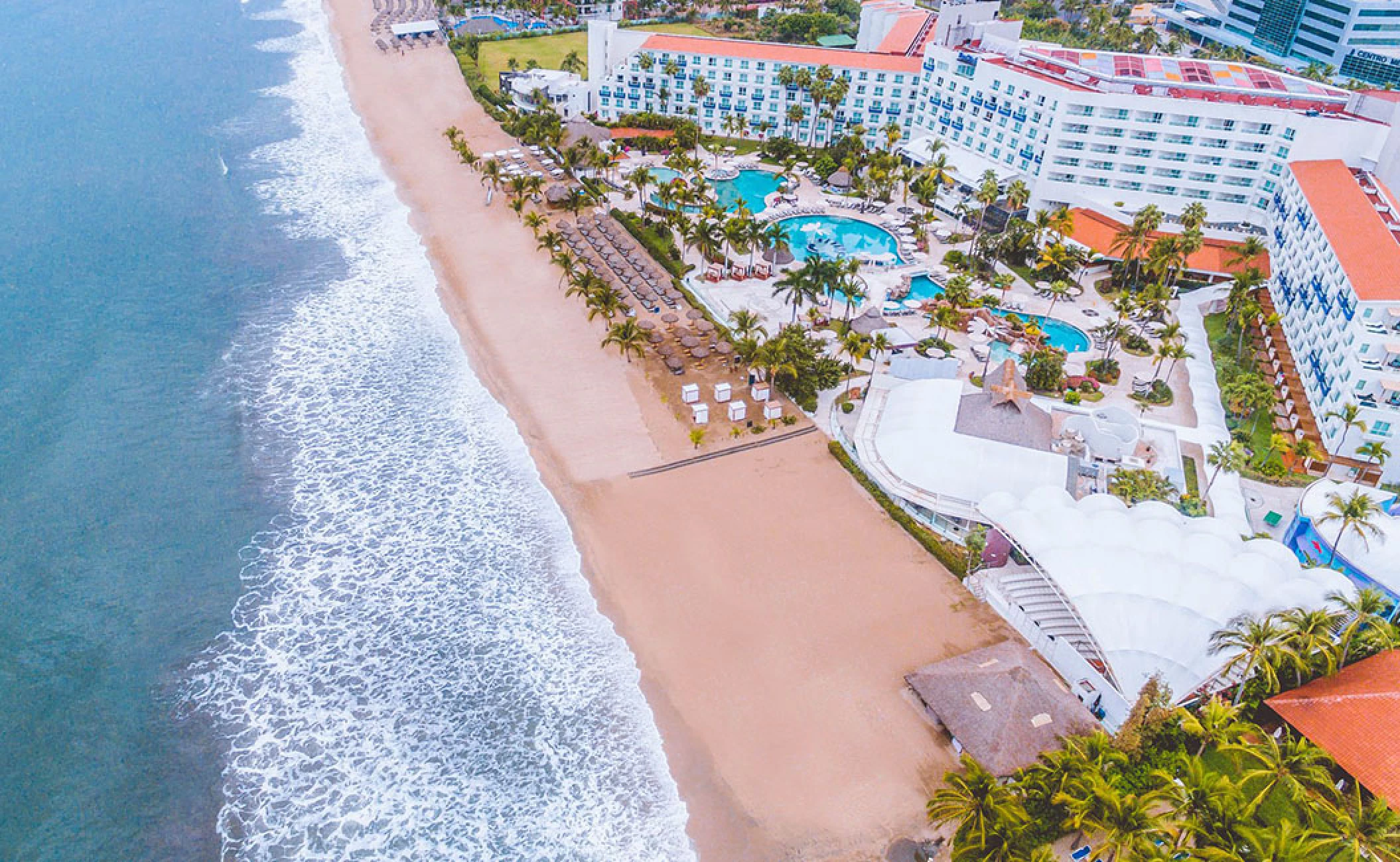 Beach Wedding Venues overview at Hard Rock Hotel Vallarta.