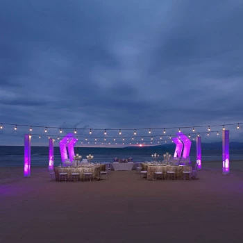 Sunset Beach Wedding Venue at Hard Rock Hotel Vallarta.