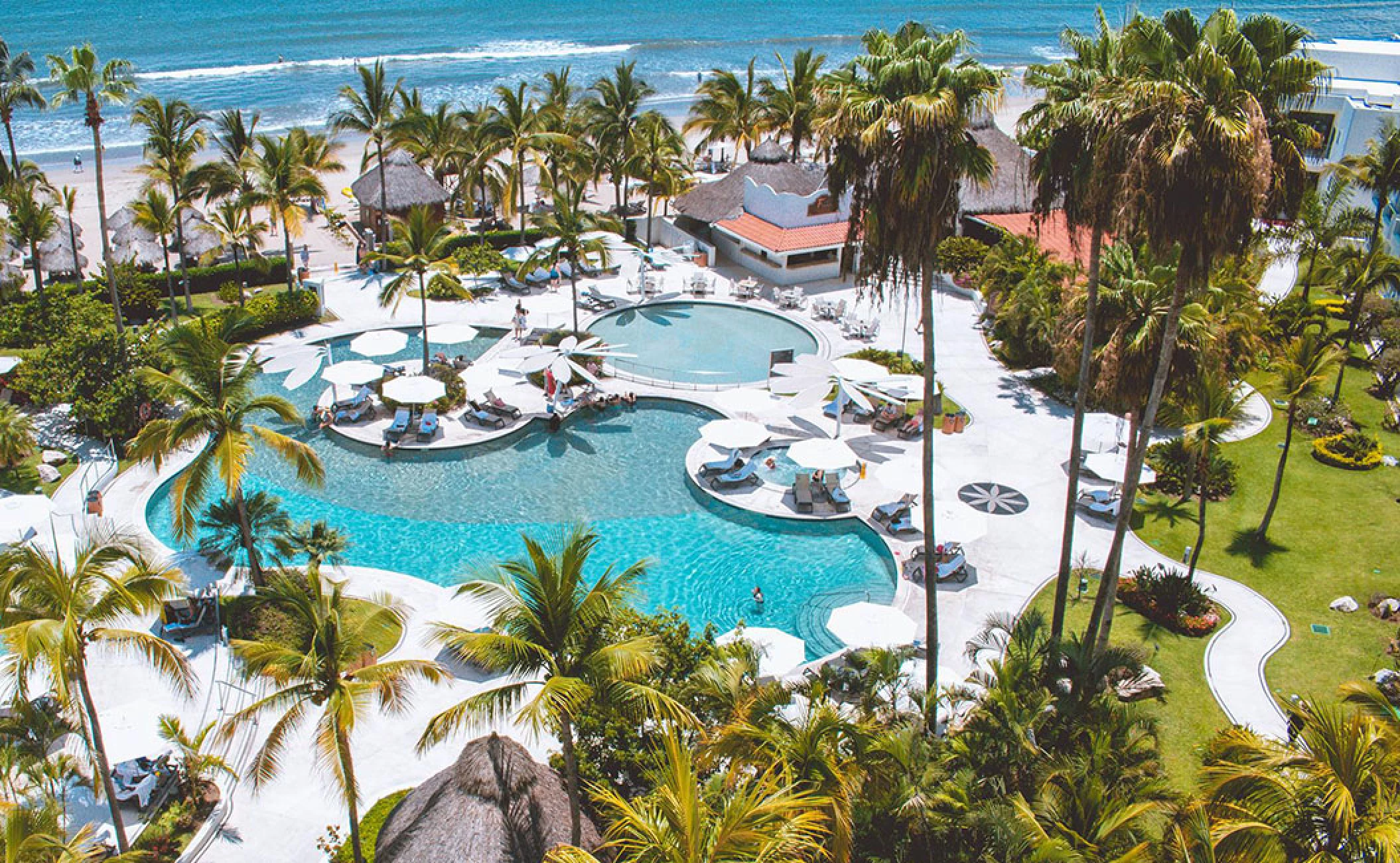 Frida Restaurant Terrace and entrance at Hard Rock Hotel Vallarta.