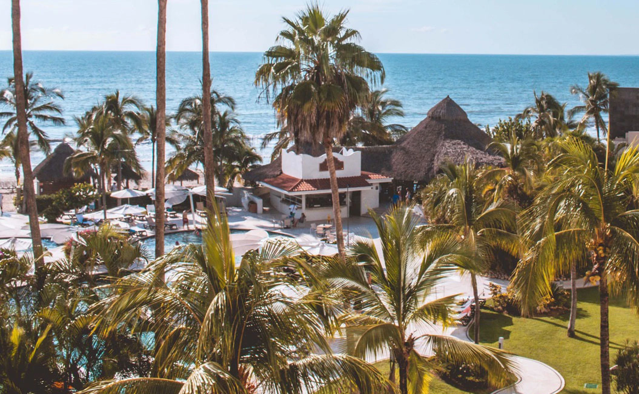Frida Restaurant Terrace and entrance at Hard Rock Hotel Vallarta.