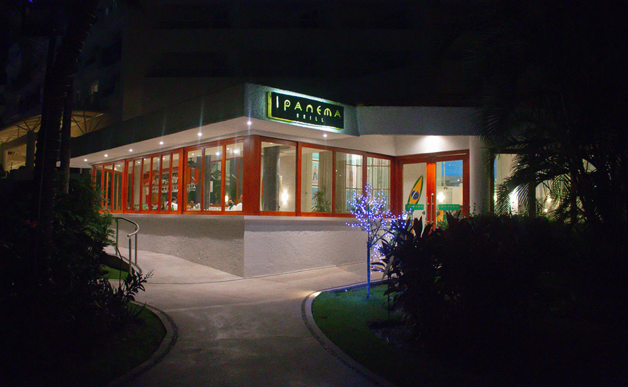 Ipanema Restaurant entrance at Hard Rock Hotel Vallarta.