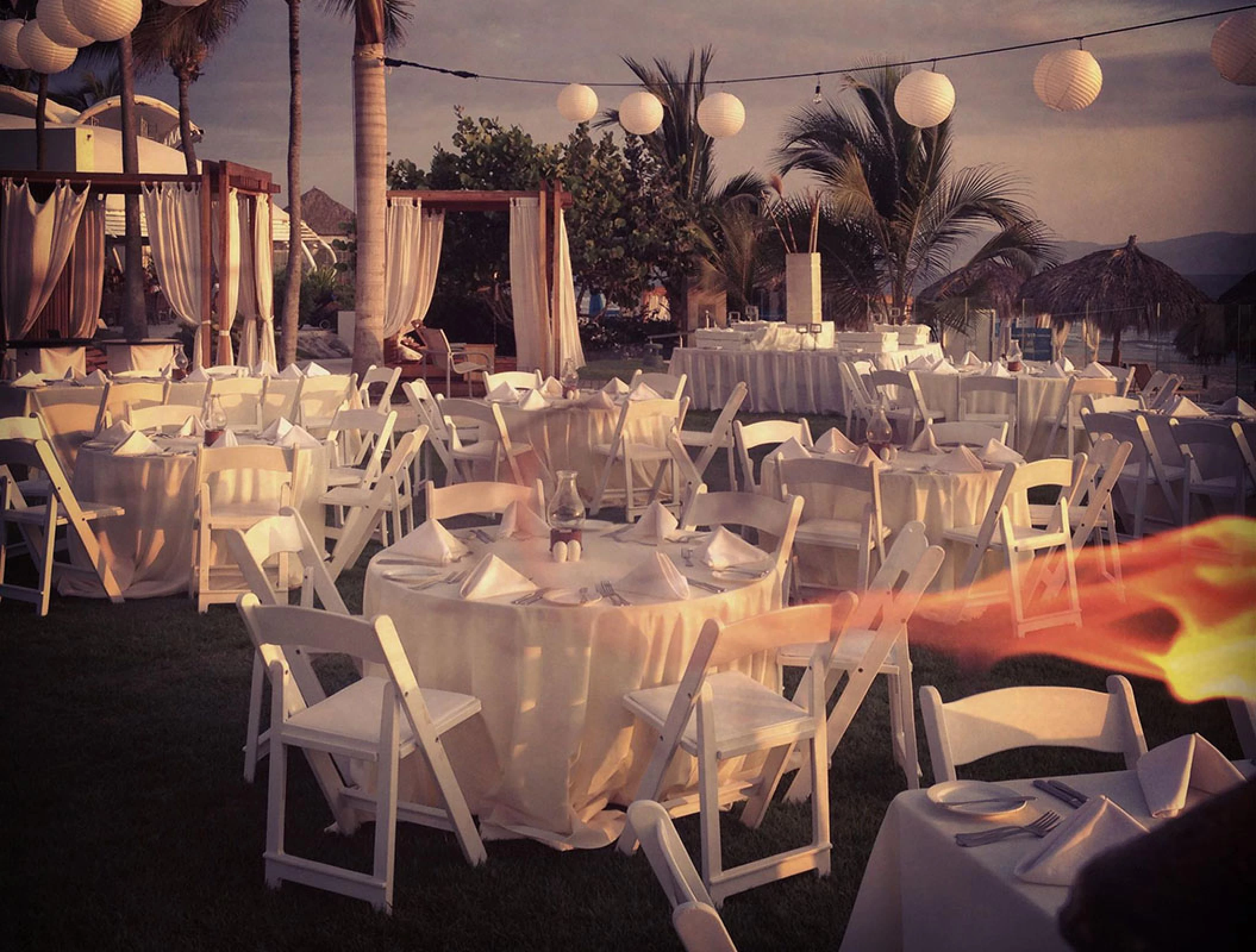Palm Terrace Wedding Venue at Hard Rock Hotel Vallarta.